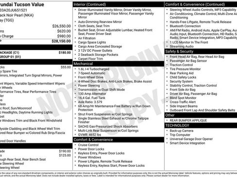 Used 2018 Hyundai Tucson Value w/ Cargo Package FWD image 23