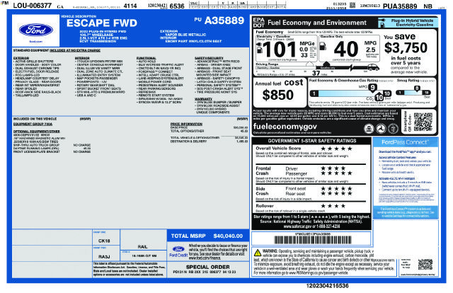 Used 2023 Ford Escape SE FWD image 36
