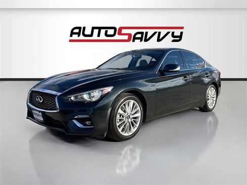 Used 2021 INFINITI Q50 Luxe w/ Seat & Sound Package image 3
