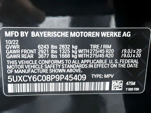 Used 2023 BMW X6 xDrive40i w/ M Sport Package image 30