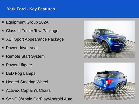 Certified 2021 Ford Explorer XLT w/ Equipment Group 202A image 2