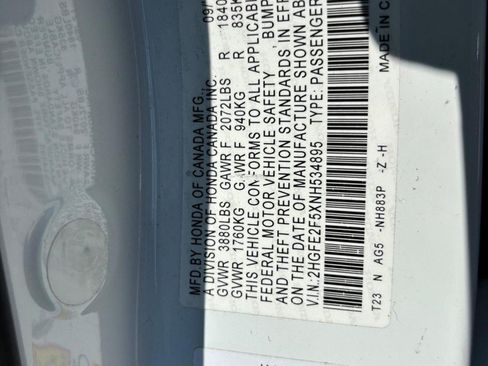 Used 2022 Honda Civic Sport image 17