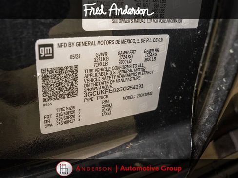 Used 2025 Chevrolet Silverado 1500 LT Trail Boss w/ Convenience Package II AWD/4WD image 22