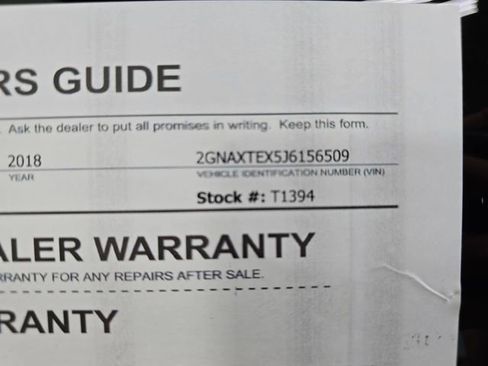 Used 2018 Chevrolet Equinox LT image 34