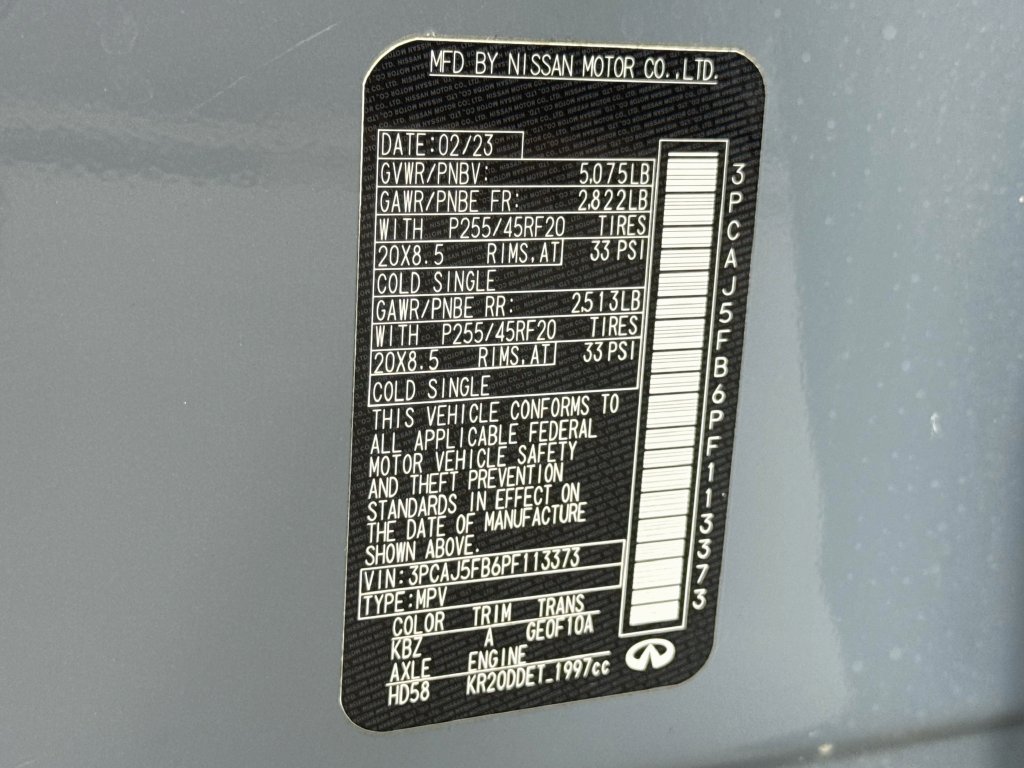 Used 2023 INFINITI QX50 Sport AWD/4WD image 38