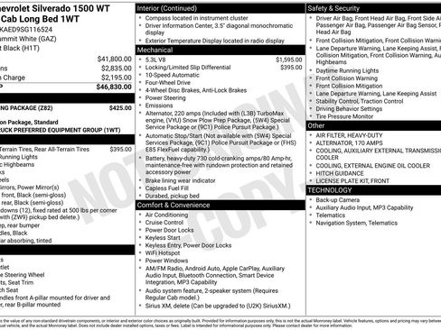 Used 2025 Chevrolet Silverado 1500 W/T w/ Trailering Package AWD/4WD image 4