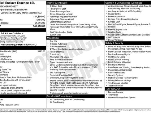 Certified 2023 Buick Enclave Essence FWD image 34