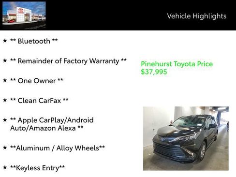 Used 2025 Toyota Sienna LE image 7