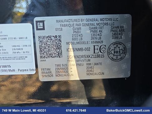 Used 2019 Cadillac XT5 Luxury image 38