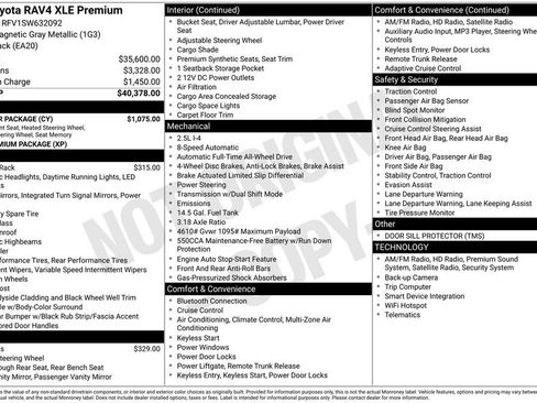 Used 2025 Toyota RAV4 XLE Premium w/ Weather Package image 43