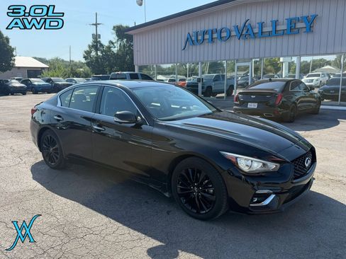 Used 2021 INFINITI Q50 Luxe w/ Seat & Sound Package AWD/4WD image 1