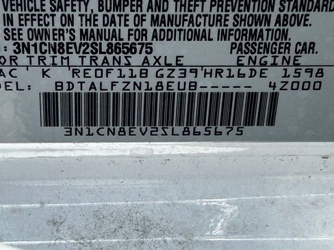 New 2025 Nissan Versa SV w/ Trunk Package image 41