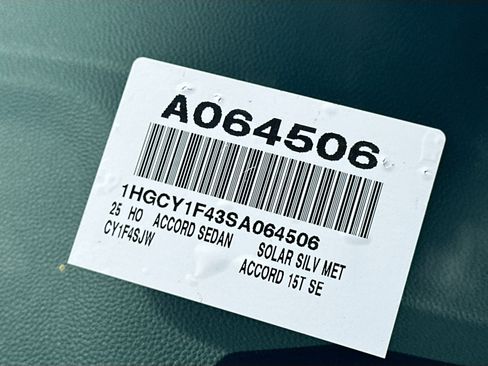 New 2025 Honda Accord SE image 26