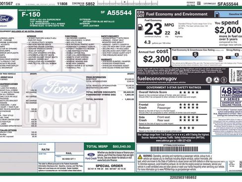 Used 2025 Ford F150 King Ranch w/ FX4 Off-Road Package AWD/4WD image 1