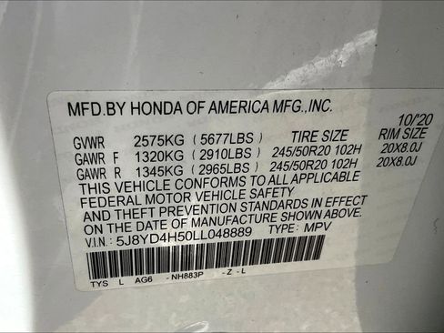 Used 2020 Acura MDX SH-AWD w/ Technology Package image 43