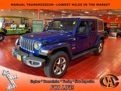 Used 2020 Jeep Wrangler Unlimited Sahara AWD/4WD image 3