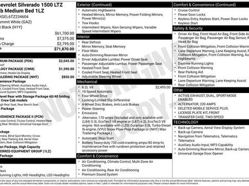 New 2026 Chevrolet Silverado 1500 LTZ w/ LTZ Premium Package AWD/4WD image 24