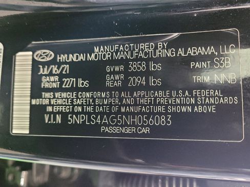 Used 2022 Hyundai Elantra SEL w/ Convenience Package FWD image 33