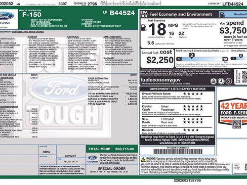 Used 2020 Ford F150 Lariat w/ Equipment Group 502A Luxury image 5