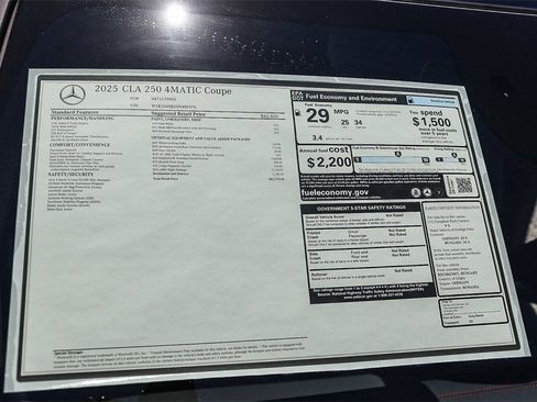 New 2025 Mercedes-Benz CLA 250 4MATIC image 32