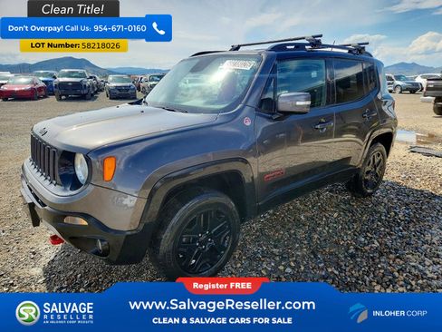 Used 2018 Jeep Renegade Trailhawk AWD/4WD image 1