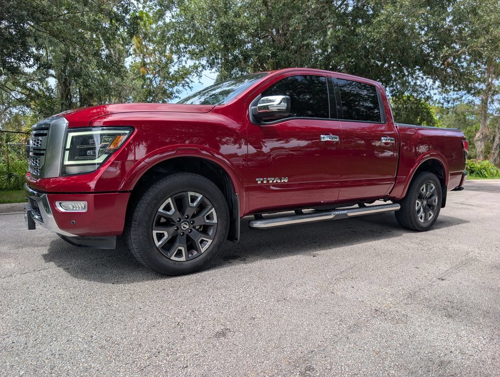 Used 2022 Nissan Titan Platinum Reserve w/ Moonroof Package AWD/4WD image 3