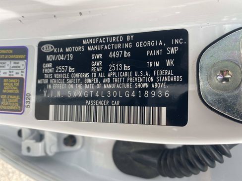 Used 2020 Kia Optima S w/ S Panoramic Sunroof Package FWD image 24