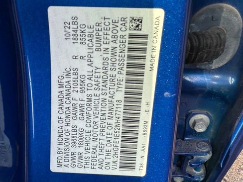Used 2022 Honda Civic Si image 10