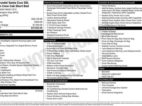 Used 2022 Hyundai Santa Cruz SEL Premium AWD/4WD image 6