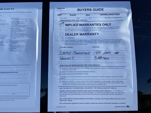 Used 2022 GMC Acadia SLE w/ Driver Convenience Package image 5