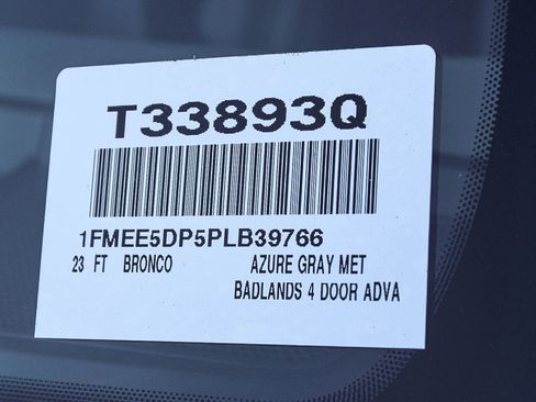 Used 2023 Ford Bronco Badlands AWD/4WD image 27