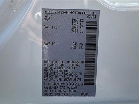 Used 2024 Nissan Altima 2.5 SR image 14