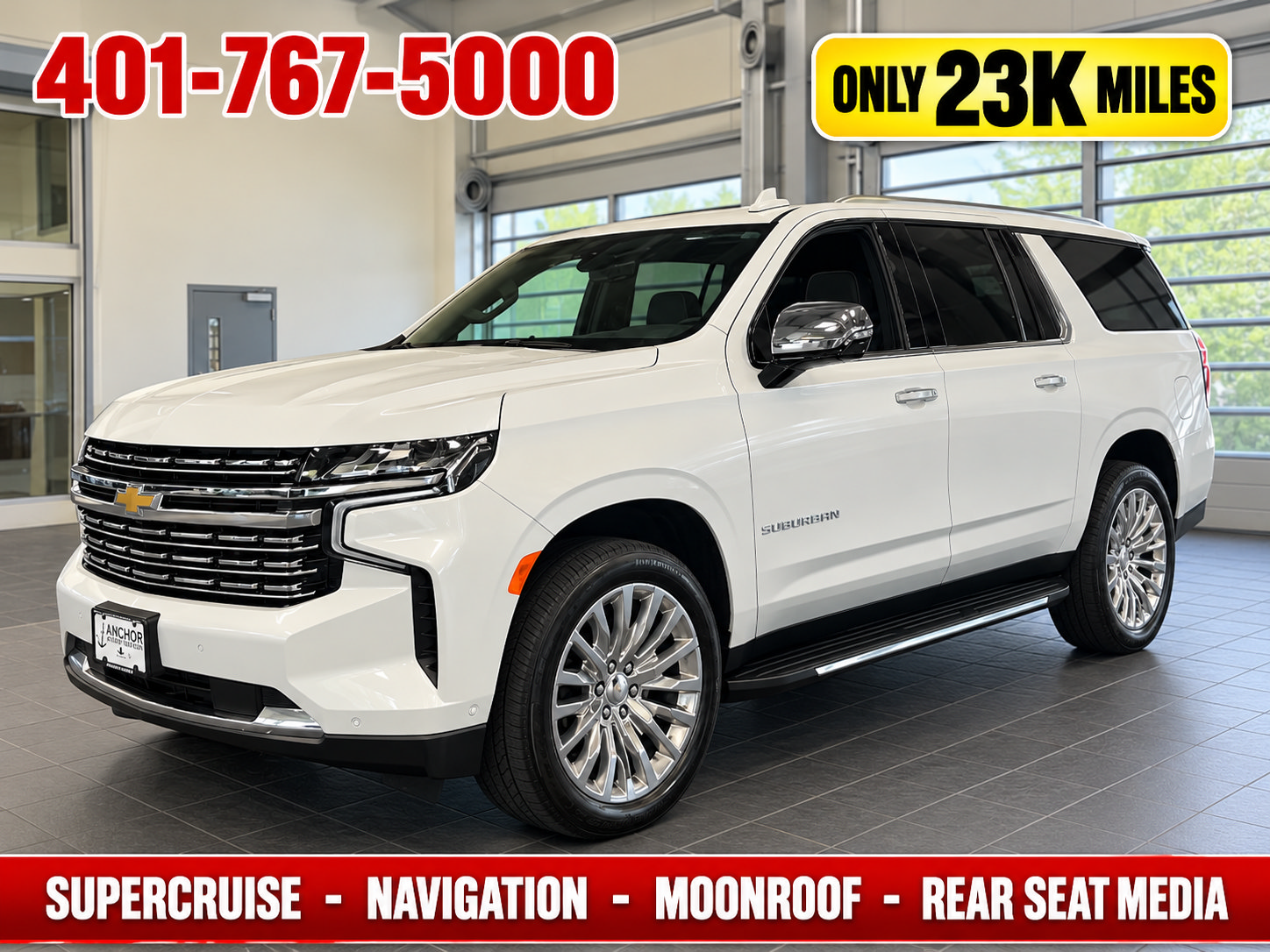 Used 2023 Chevrolet Suburban Premier w/ Advanced Technology Package AWD/4WD image 3