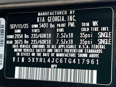 New 2026 Kia Sorento S w/ S Panoramic Sunroof Package FWD image 32