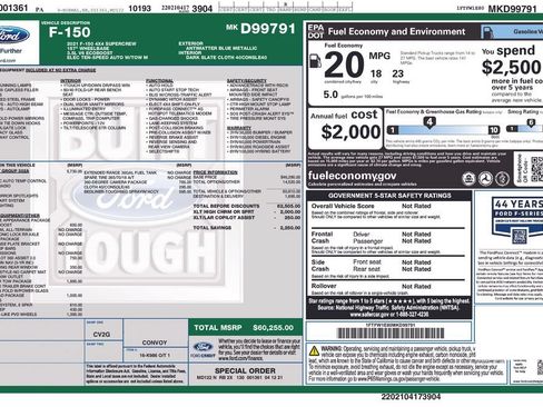 Used 2021 Ford F150 XLT w/ Equipment Group 302A High AWD/4WD image 11
