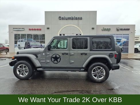 Used 2021 Jeep Wrangler Unlimited Sahara w/ Dual Top Group image 1