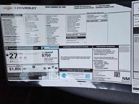 New 2026 Chevrolet Equinox RS image 18