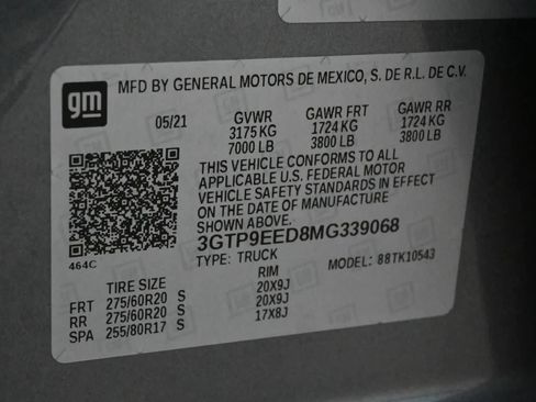 Used 2021 GMC Sierra 1500 AT4 w/ AT4 Preferred Package AWD/4WD image 25