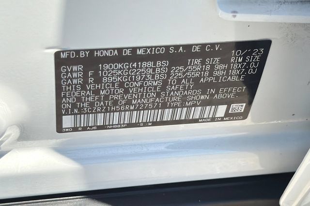 Certified 2024 Honda HR-V Sport image 36
