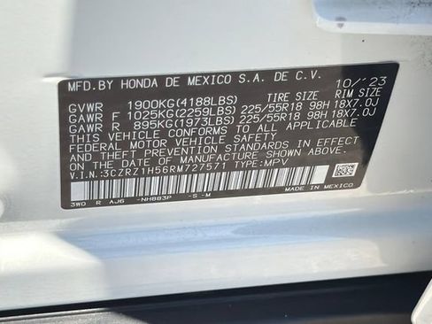 Certified 2024 Honda HR-V Sport image 36