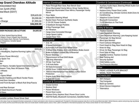 Used 2025 Jeep Grand Cherokee Altitude AWD/4WD image 5