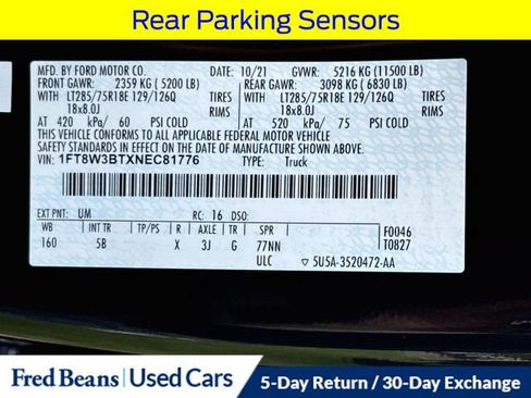 Used 2022 Ford F350 Lariat w/ Tremor Off-Road Package AWD/4WD image 39
