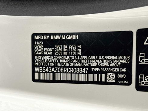 Used 2024 BMW M4 xDrive Competition w/ M Driver's Package AWD/4WD image 36