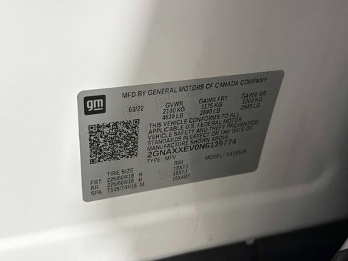 Certified 2022 Chevrolet Equinox Premier image 64