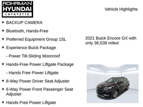 Used 2021 Buick Encore GX Essence w/ Experience Buick Package FWD image 8