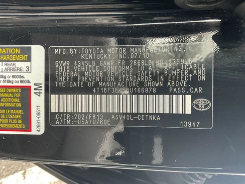 Used 2011 Toyota Camry LE image 21