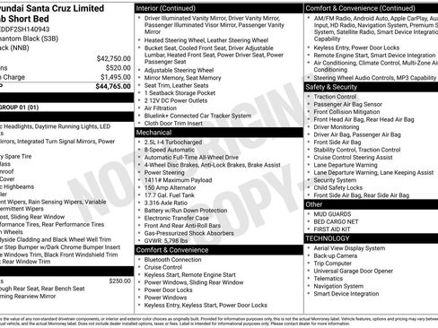 Certified 2025 Hyundai Santa Cruz Limited image 30