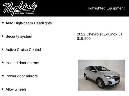Used 2022 Chevrolet Equinox LT AWD/4WD image 16