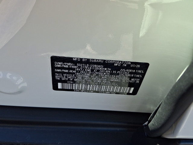New 2026 Subaru Outback Premium AWD/4WD image 17