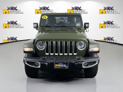 Used 2021 Jeep Wrangler Unlimited Sahara w/ Uconnect 4C Nav & Sound Group image 2